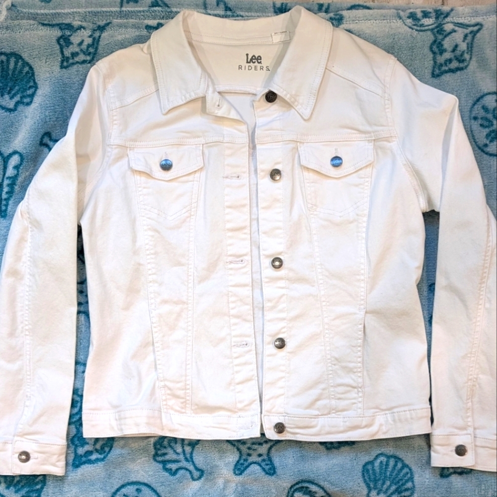 Lee White Denim Jacket